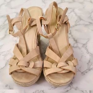 Tan Wedges